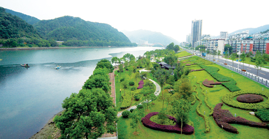 西安河道景观绿化工程